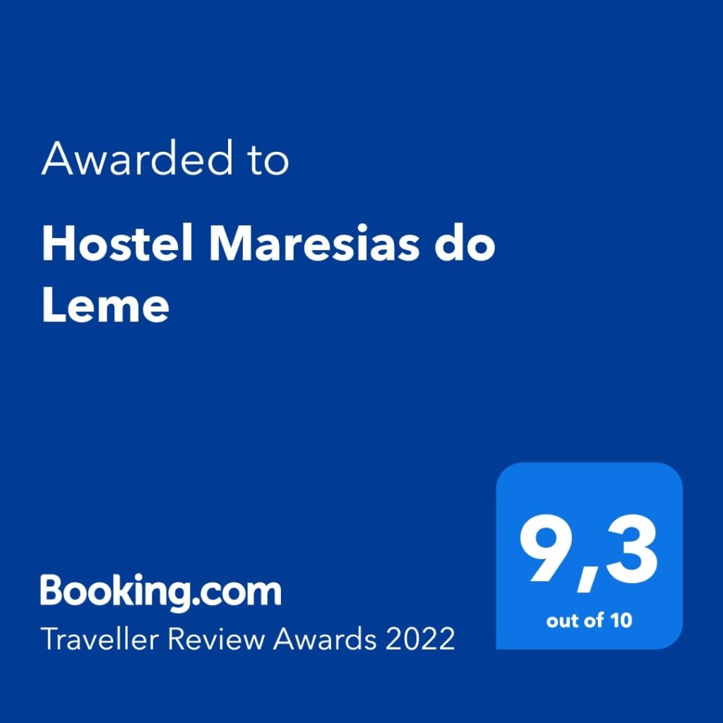 Avaliação de 9,3/10 do Booking do Hostel Maresias do Leme no Rio de Janeiro