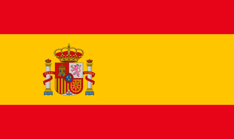 Foto da bandeira da Espanha