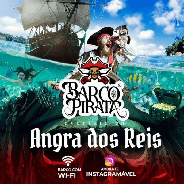 Angra dos Reis e Ilha Grande (Barco Pirata)